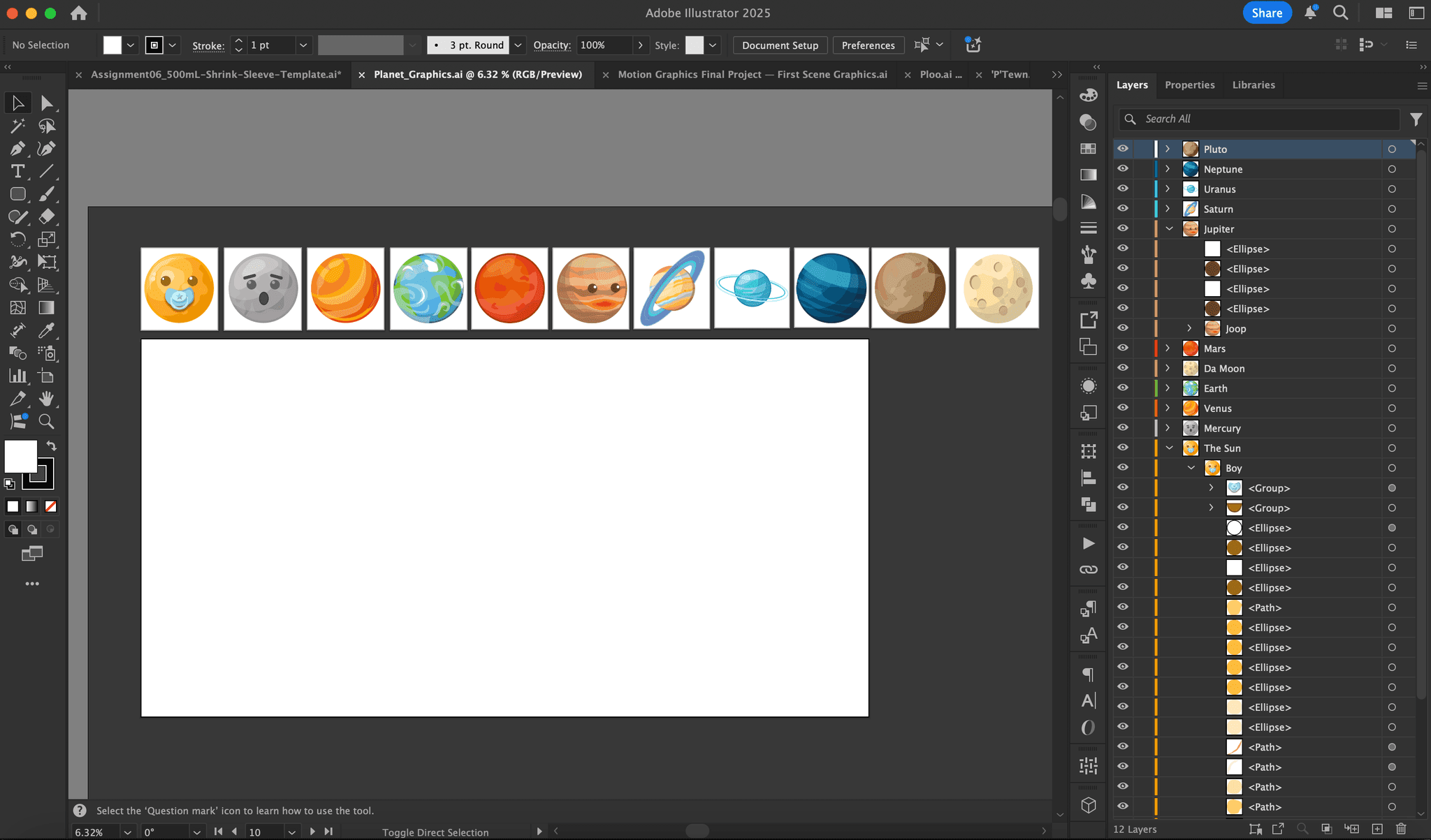 solar system source file