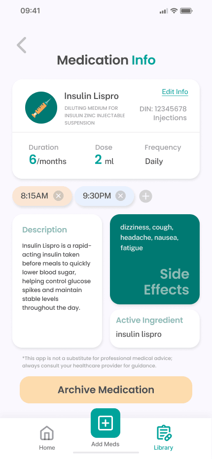 medication library