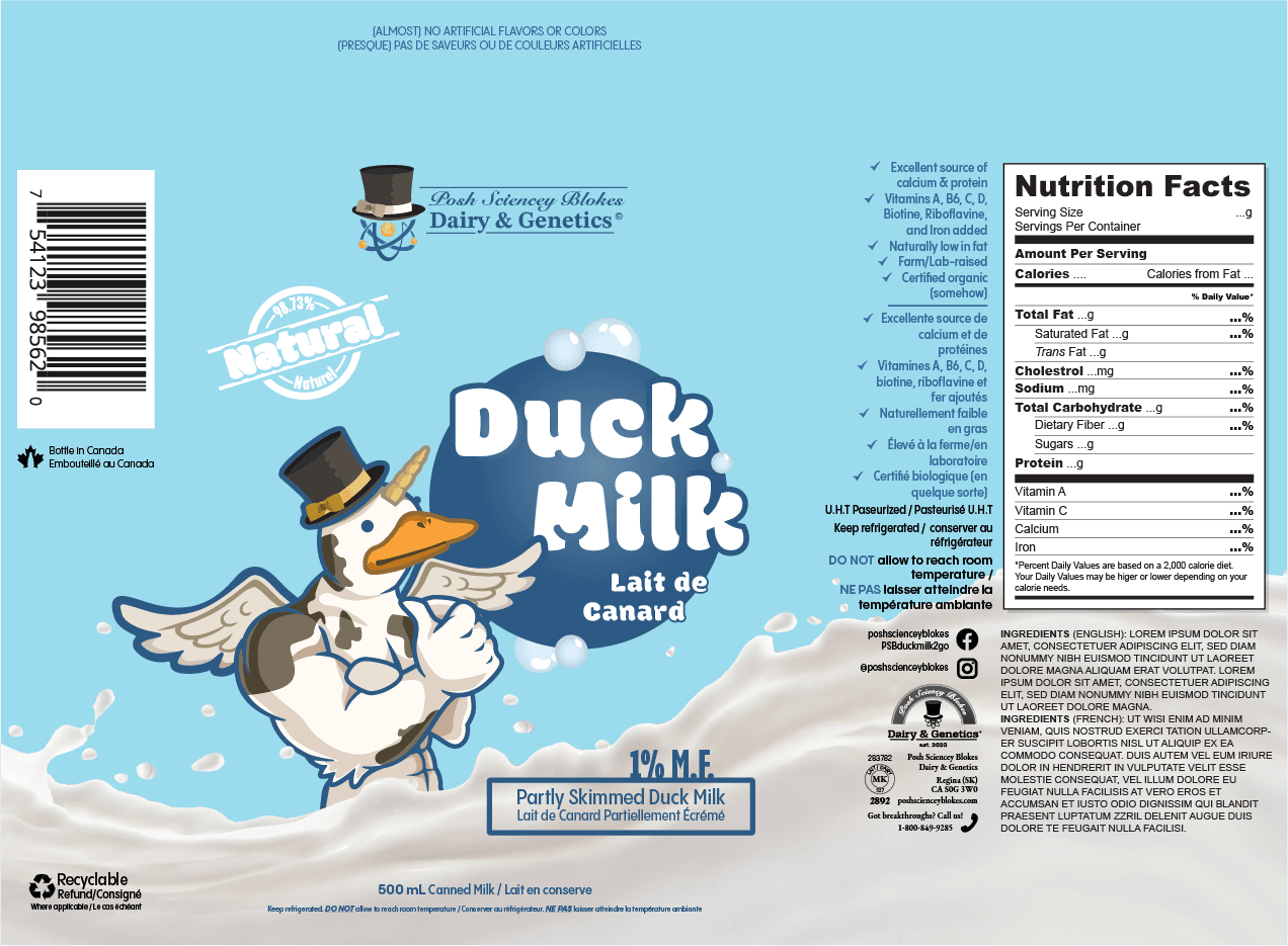 classic duck milk
